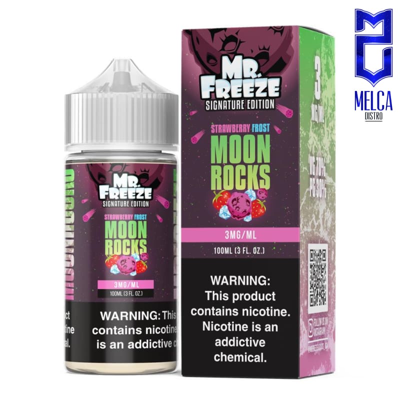 Mr. Freeze Strawberry Frost Moon Rocks 100ml - E-Liquids