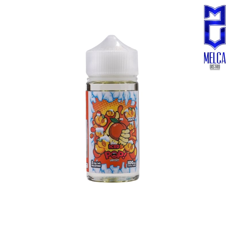 POP Iced Peach 100ml - E-Liquids